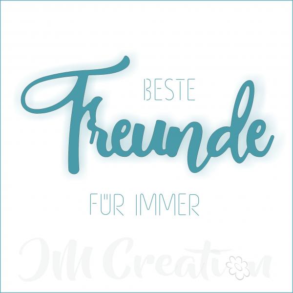 Stanzschablone - Beste Freunde
